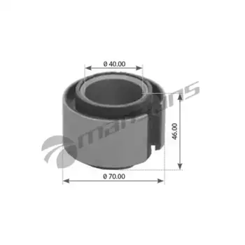 сайлентблок стабилизатора ! d40xd70x36.5/46mm \MB Actros 700.164 MANSONS