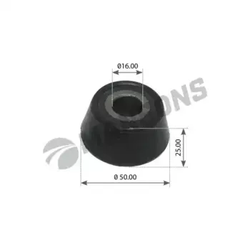 сайлентблок стабилизатора !(мр) 16x49.5x24.5 \Omn SCANIA 4-Serie 100.660 MANSONS