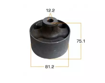 сайлентблок зад. подв. рычага продол. пер.!\Mitsubishi Outlander 2.0/2.4 02> RU-464 MASUMA