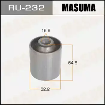 сайлентблок зад. продол. рычага нижн. пер.!\ Toyota Previa (NATO) TCR10/TCR20 90-97 RU-232 MASUMA