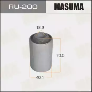 сайлентблок зад.рессоры пер.!\ Nissan King Cab D21 4WD 85-98/D22 4WD 98> RU-200 MASUMA