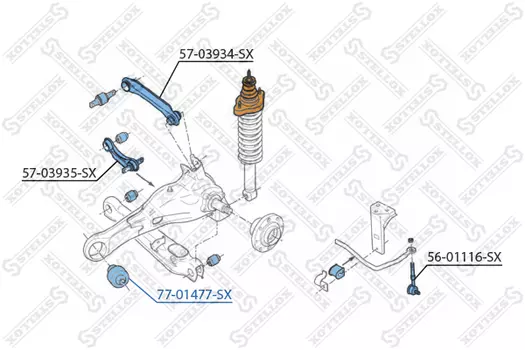 сайлентблок заднего рычага!\ Volvo S40/V40 00-04