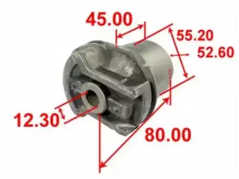 Сайлентблок задней балки AAMTO1058 TENACITY