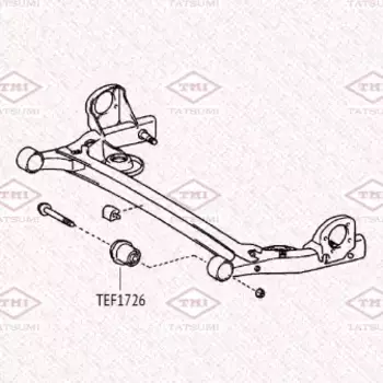 сайлентблок задней балки!\ FORD Transit 00>