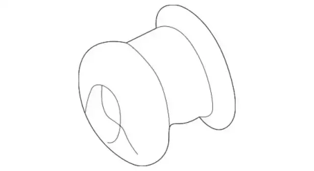 сайлентблок задней поперечной тяги!\ Mitsubishi Pajero L141G-L146G 88-01 MB584166