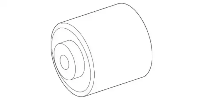 САЙЛЕНТБЛОК ЗАДНИЙ НИЖНЕГО ПЕРЕДНЕГО РЫЧАГА 167 333 16 00 MB