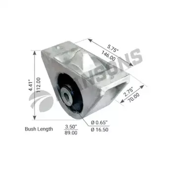 Сайлентблоки подвески MANSONS (ГП/втулка опоры) 360.043