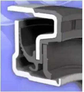 сальник ! 100x130x14 FPM \ Iveco Stralis Trakker 120 369 61B CORTECO