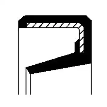 сальник !120x165x10/14.8\ 010 142 29B CORTECO