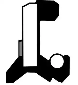 сальник! 14х22х5,7 полиуретан \Komatsu 19033766B CORTECO