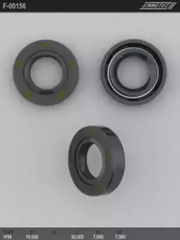 Сальник 16.00/30.00x7.00/7.00 тип 1PM F-00156 EMMETEC