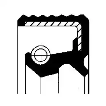 сальник! 19x30x6.5\ Piaggio-Gilera 120 141 51B CORTECO