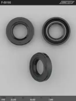 Сальник 20.00/36.00x7.00 тип 1PM F-00166 EMMETEC