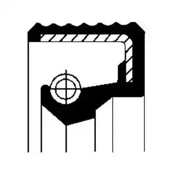 сальник! 23x34.2/38x7.5\ 120 120 51B CORTECO