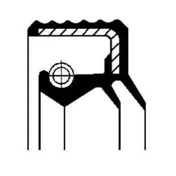 сальник! 55x80x10 BASL2X67\IVECO 010 295 98B CORTECO