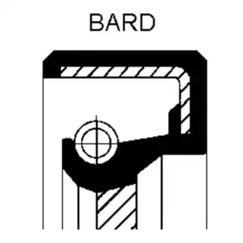 сальник дифференциала! 30x40x7\ Citroen CX 20/22 82-91, Peugeot 505 2.0-2.2 80> 120 106 73B CORTECO