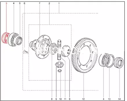 сальник дифференциала! 35х57х9\ Lada 21100230103500