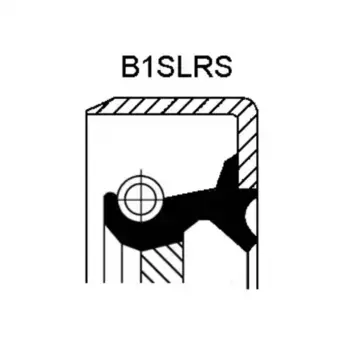 сальник дифференциала! 35x73x8.1/13.9\ Opel Vectra/Signum/Zafira 1.9CDTi-3.0i 03> 190 339 65B CORTECO