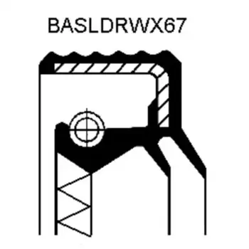 сальник дифференциала! 45x60x8\ Audi 80/100/A4/A6, VW Passat/T4 1.6-2.5TDi 90> 120 172 70B CORTECO