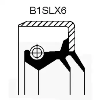 сальник хвостовика !FPM 66.67x115.92/125.4x11.9/18.2 B1VISL1SFDRWX6 \MAN 01016915B CORTECO