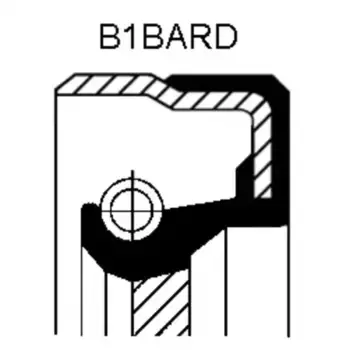 сальник к/в передний! 40x56x7\ Fiat Tipo 1.4/1.6 87-91 120 014 75B CORTECO