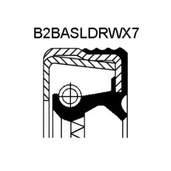 сальник к/в зад. !80x100x10\ Nissan Altima/Frontier 2.4 98>/X-Terra 2.4 01> 120 157 70B CORTECO
