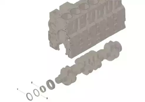 сальник коленчатого вала передний!\ Cummins 3925343