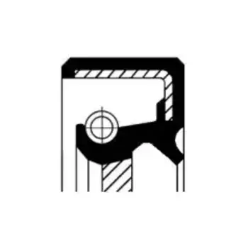 сальник коленвала передний! 37x50x6\ Ford Focus C-Max/Focus/Mondeo/Fiesta 2.0 16V 00> 190 368 97B CORTECO