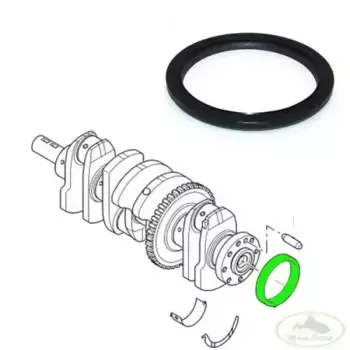 сальник коленвала передний!\ Land Rover Range Rover Sport/Range Rover Evoque/Freelander 2.0 LR083938