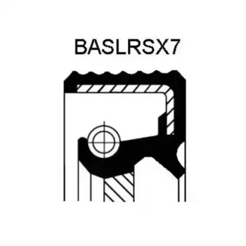 сальник коленвала !TFE задн. 154x180x12\DAF xxx1160/WS/XF 20029771B CORTECO