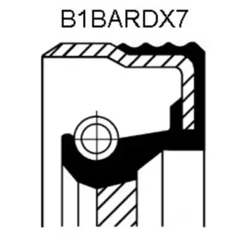 сальник КПП ! \ 43x58x7 MB W126/W163/W140/W220 2.7-5.5 85> 010 200 45B CORTECO