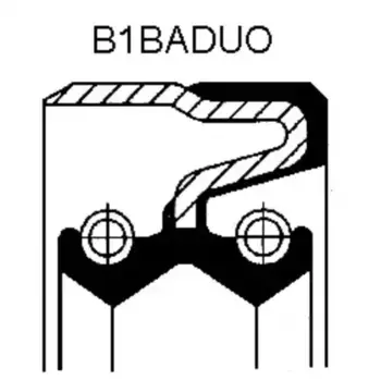 сальник КПП !FPM 105x140x10/14 FPM \MAN, ZF 01029601B CORTECO