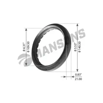 сальник передней ступицы! d109.5x140x21mm\ VOLVO F10/12 900.028 MANSONS