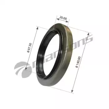 сальник передней ступицы ! d97,5xd140x20mm \ DAF F65/75/85/95/XF 200.047 MANSONS