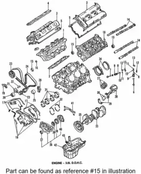 Сальник распредвала двигателя, задний MD150785 MITSUBISHI