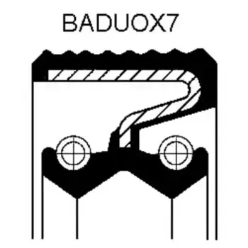 сальник раздат. коробки! 41.27x61.93x12\ MB W163 2.3i-3.7i/2.7CDi 98-05 190 338 02B CORTECO