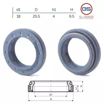 Сальник рулевой рейки 18 25.5 4/6.5 SL-00519 GS
