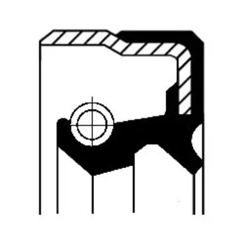 сальник штока КПП! 12x18x6 АКПП\ MB W201/W202/W203/W124/W210/W211/W220 1.8-6.0 85> 010 297 17B CORTECO