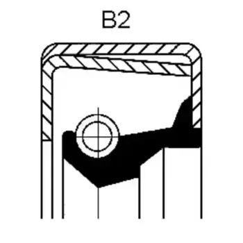 сальник ступицы !115x140x13 NBR\ Omn MB 120 034 73B CORTECO