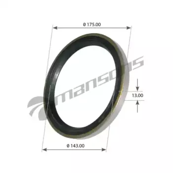сальник ступицы !143x175x13/12 FPM \MB, MAN GR177 MANSONS