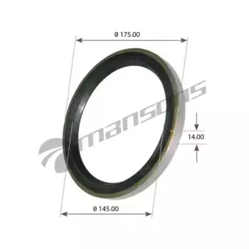 сальник ступицы !d145xd175x14mm \ MB GR178 MANSONS
