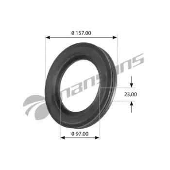 сальник ступицы !d157xd97,5x23mm \BPW GR207 MANSONS