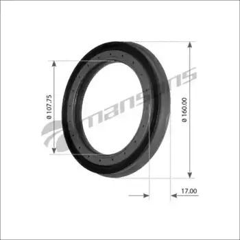 сальник ступицы! D160xD107.75x17mm \MB GR172 MANSONS