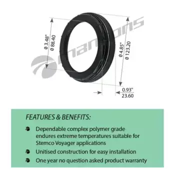 сальник ступицы! передней\ FRL, INTERN, VNL, KEN 330.001ST MANSONS
