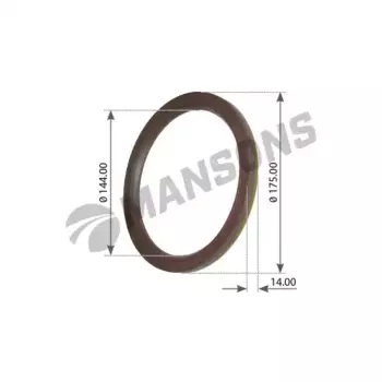 сальник ступицы! внутр.(задн. подв.) 145x175x13мм\ MB, MAN GR179 MANSONS