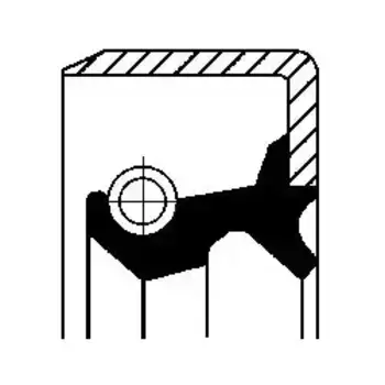 сальник! тормозного вала 44.45x60x7 B1SLX4 \Scania 4-Series 01031705B CORTECO