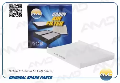 Салонный фильтр AMD AMD.FC129 HYUNDAI Santa Fe 2.0CRDi/2.4 10>
