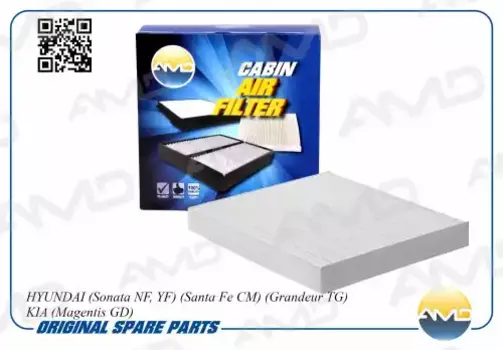 Салонный фильтр AMD AMD.FC34 HYUNDAI Sonata/Santa Fe, KIA Magentis 2.0-3.3 05>