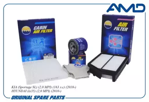 Салонный фильтр AMD AMD.SETF38 KIA Sportage, HYUNDAI ix35 10>