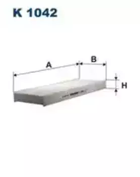 Салонный фильтр FILTRON K 1042 MB ACTROS